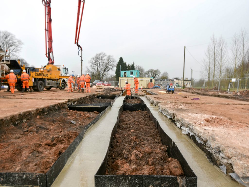Concreting foundations